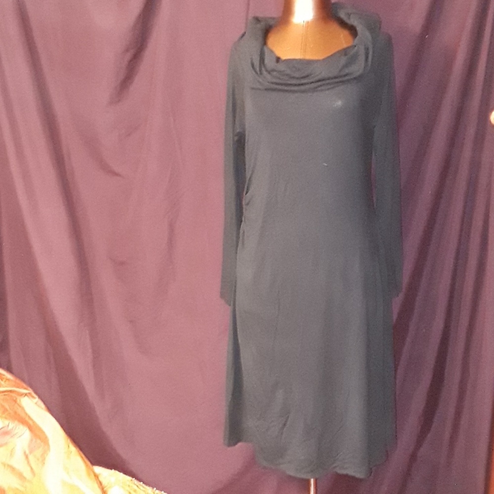 ** Gap Maternity Side Shirred L/S Cowl Neck Dress